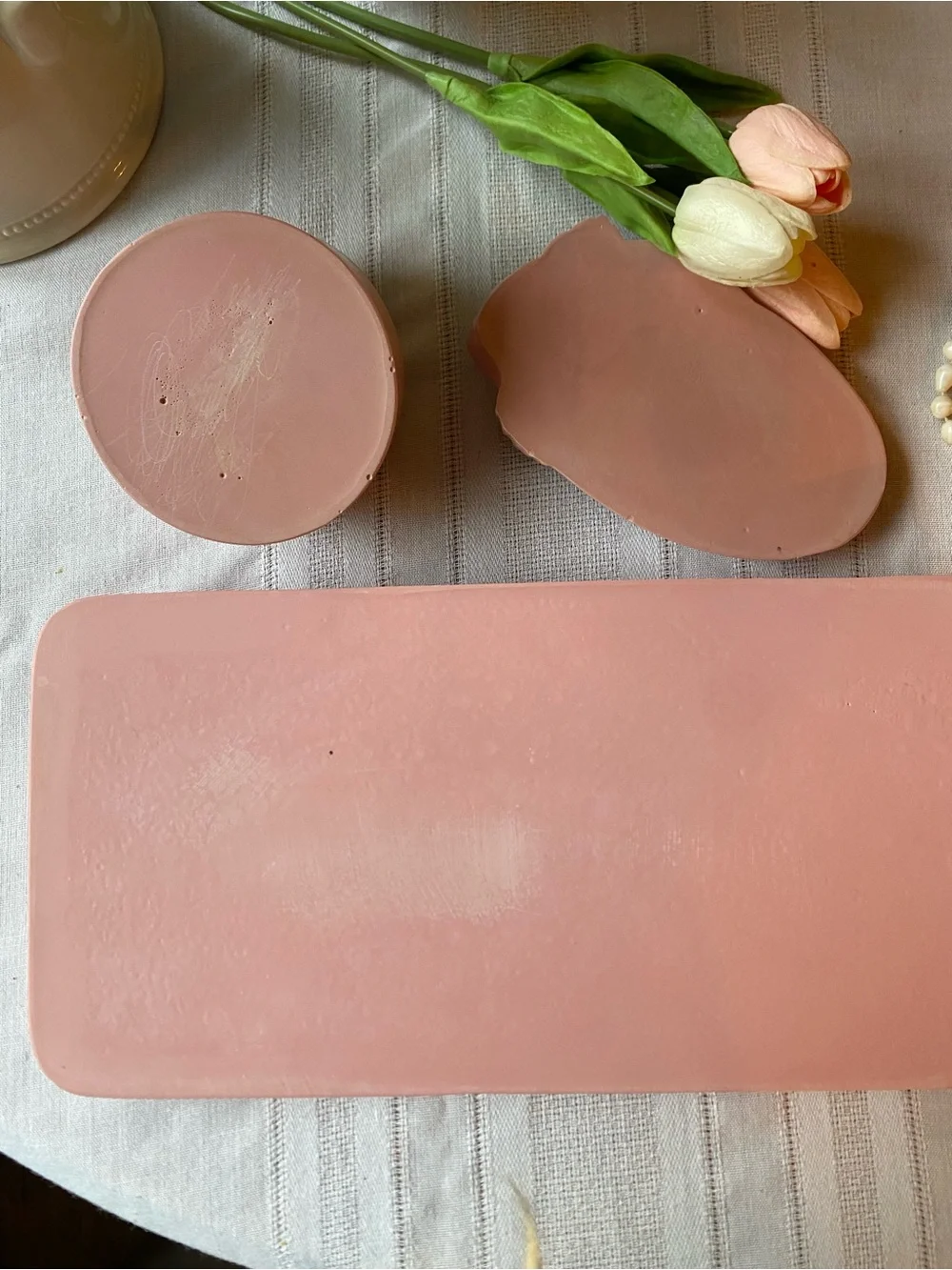 Vintage Pink Feminine Floral Bathroom Set AMAZING!